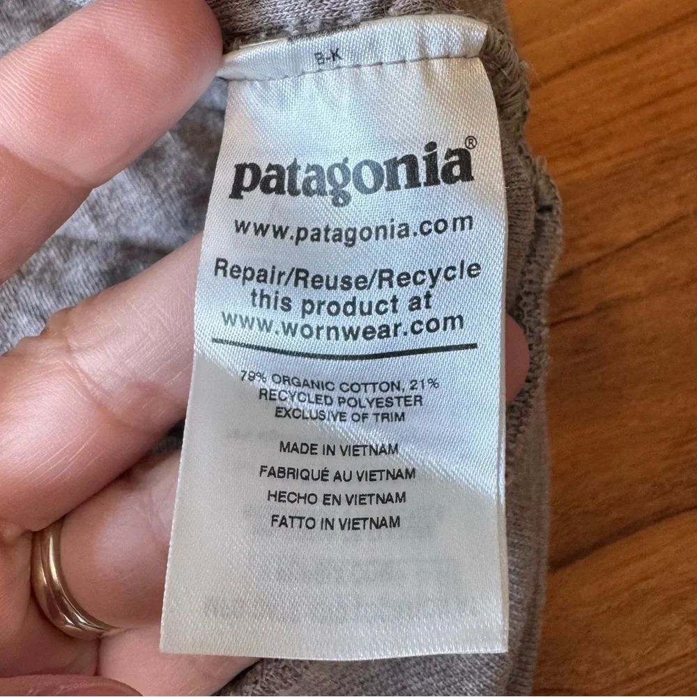 Patagonia Quilted Long Sleeve Shirt Women’s Large Light Brown - Picture 7 of 9